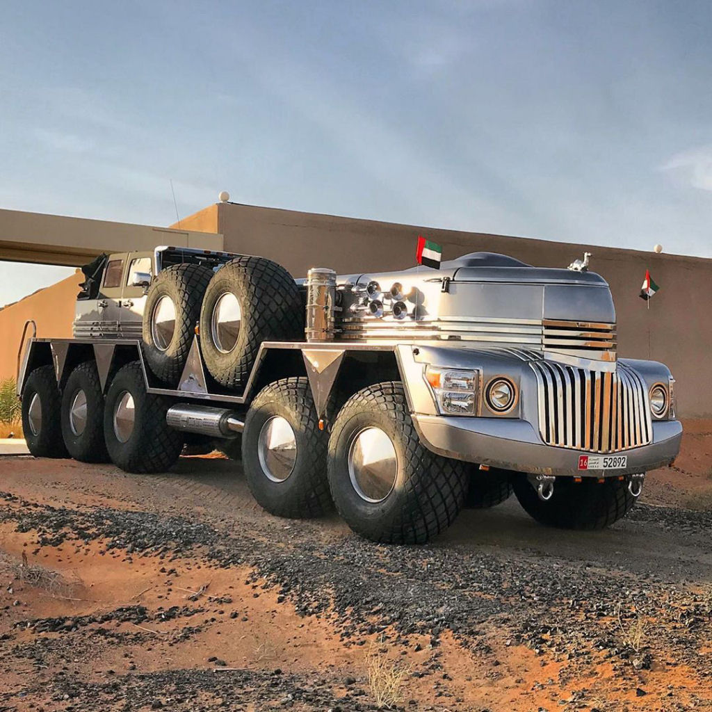 Xeique de Abu Dhabi constri o SUV mais esquisito e bizarro do mundo
