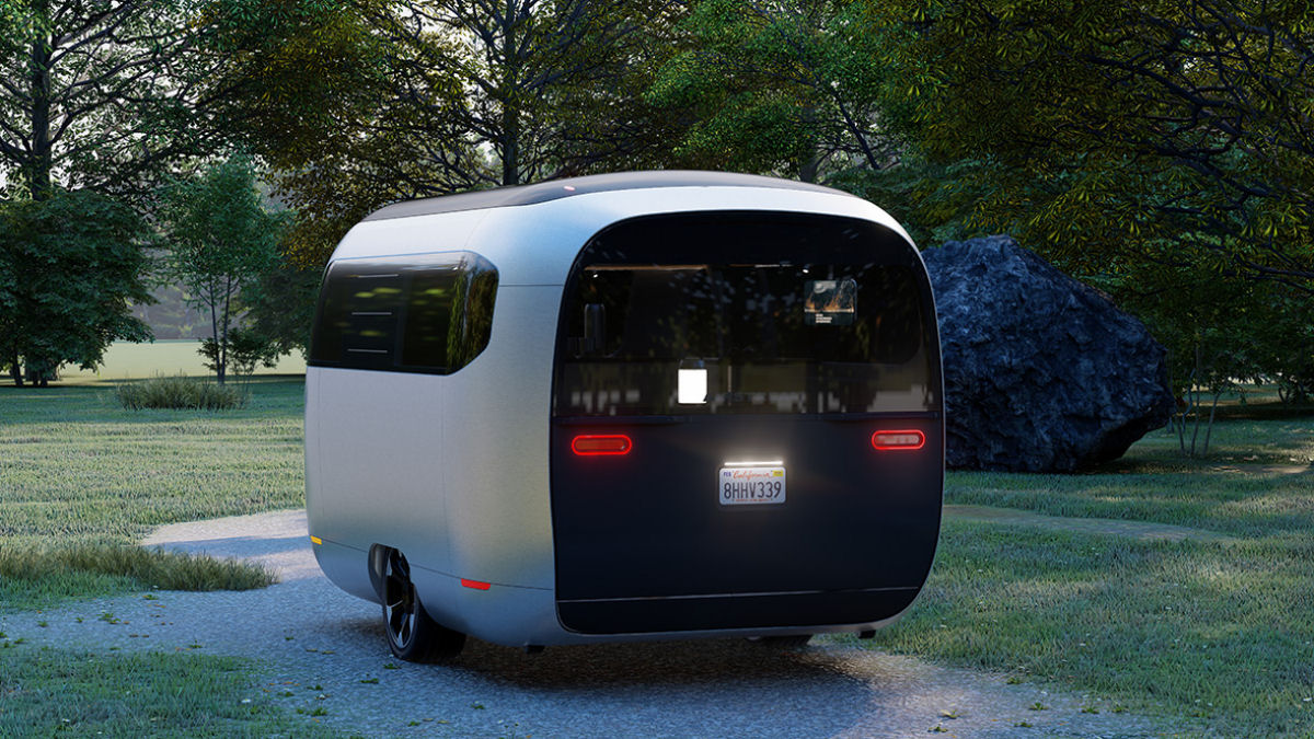Airstream e Porsche unem foras para criar um conceito de trailer que cabe em uma garagem 03
