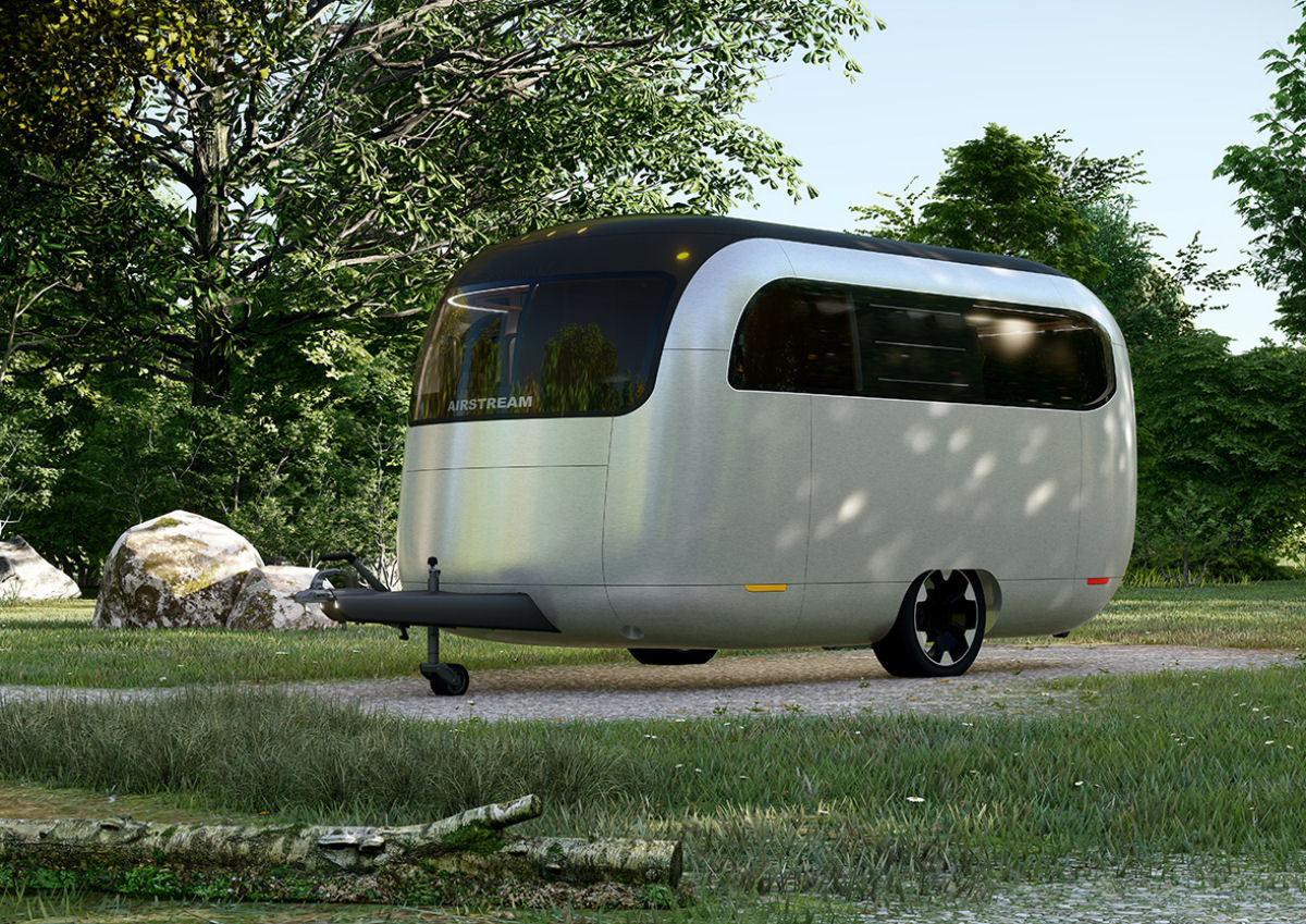 Airstream e Porsche unem foras para criar um conceito de trailer que cabe em uma garagem 09