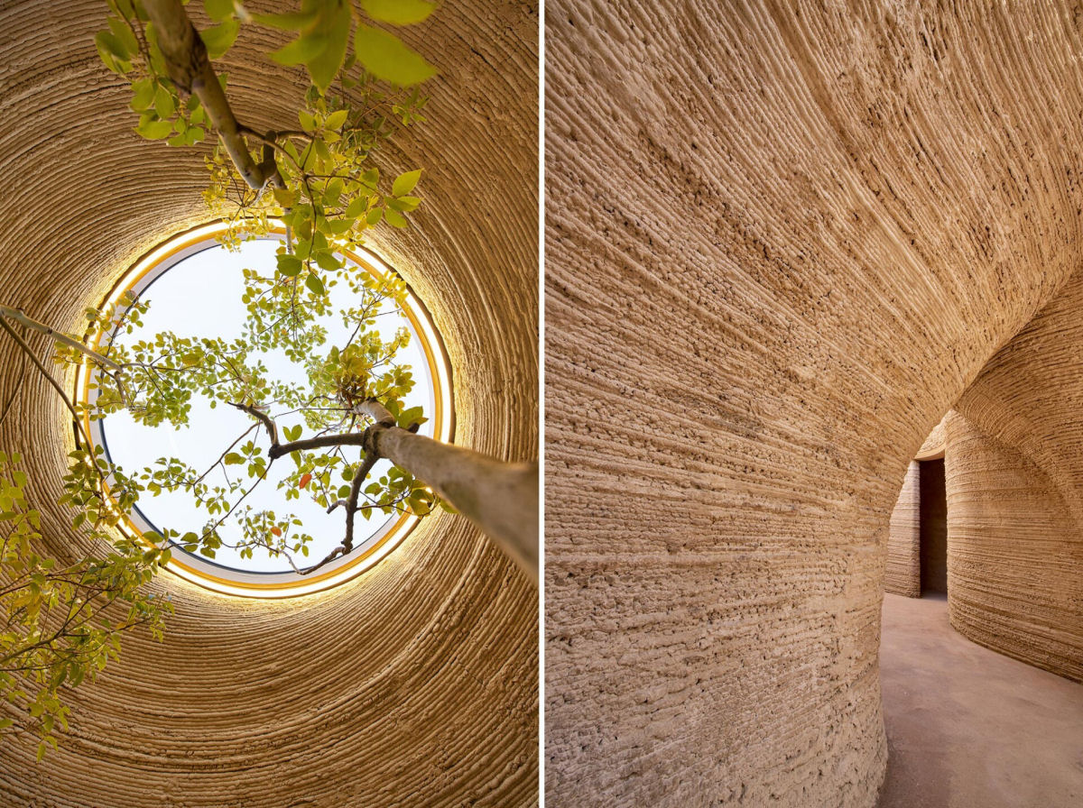 350 camadas de argila formam uma casa de baixa pegada de carbono feita por meio de impressão 3D 03