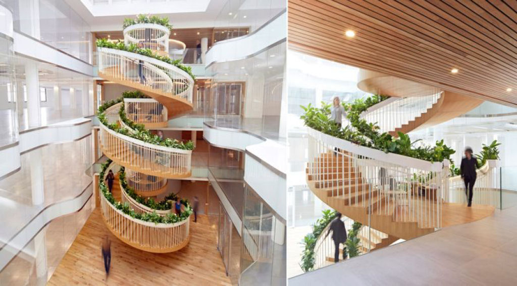 Mais de 50 designs de escadas inspiradoras para interiores de casas modernas 01
