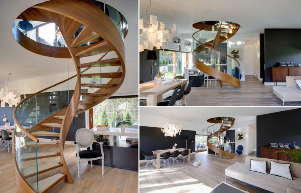 Mais de 50 designs de escadas inspiradoras para interiores de casas modernas 04
