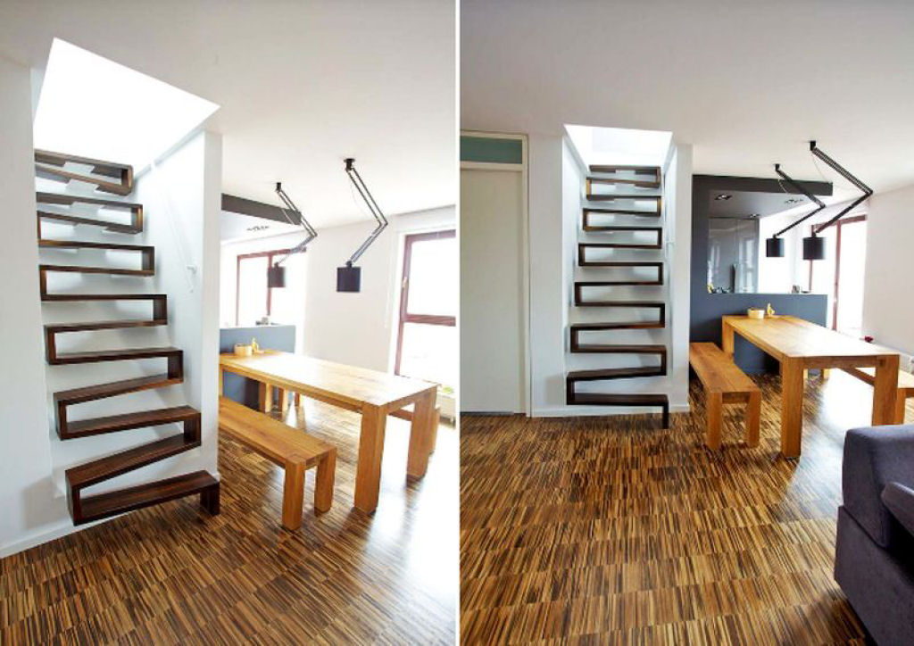 Mais de 50 designs de escadas inspiradoras para interiores de casas modernas 15