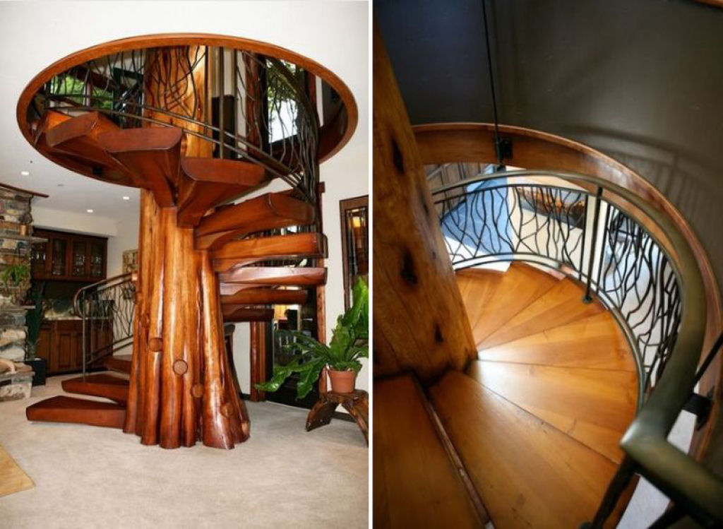 Mais de 50 designs de escadas inspiradoras para interiores de casas modernas 16