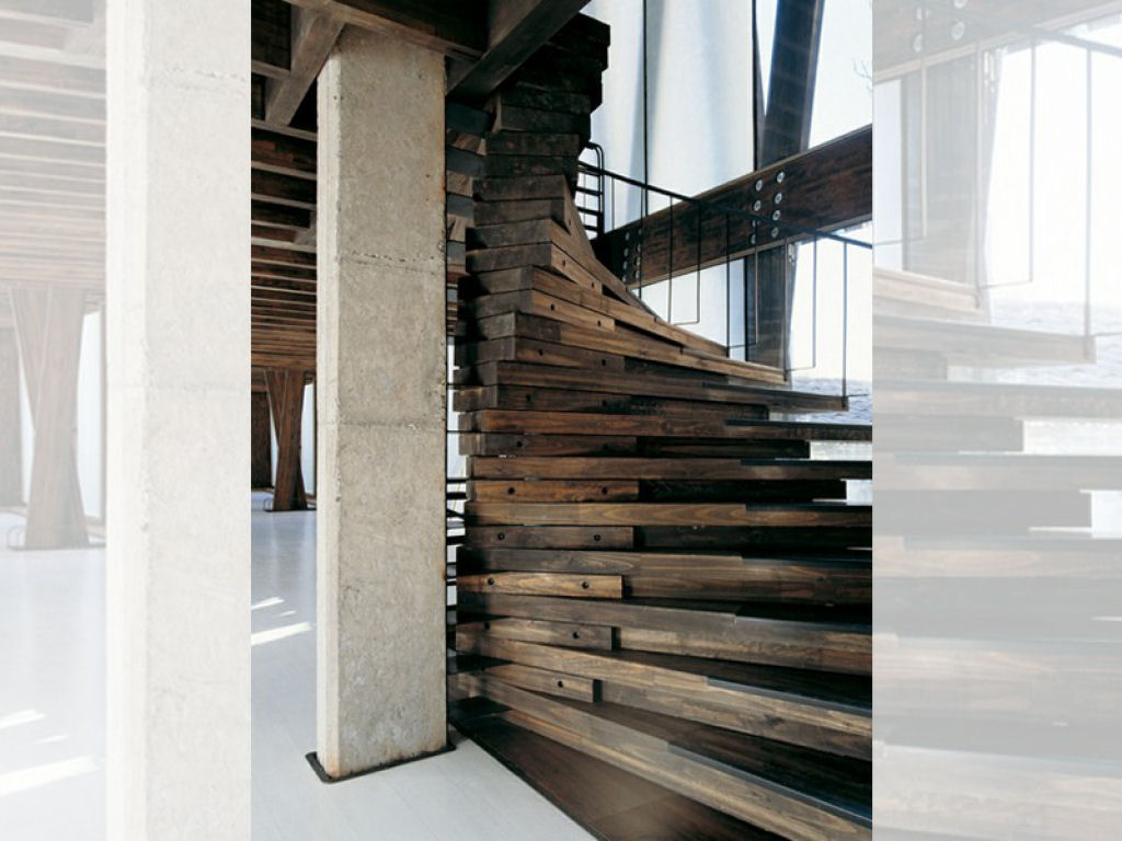 Mais de 50 designs de escadas inspiradoras para interiores de casas modernas 23