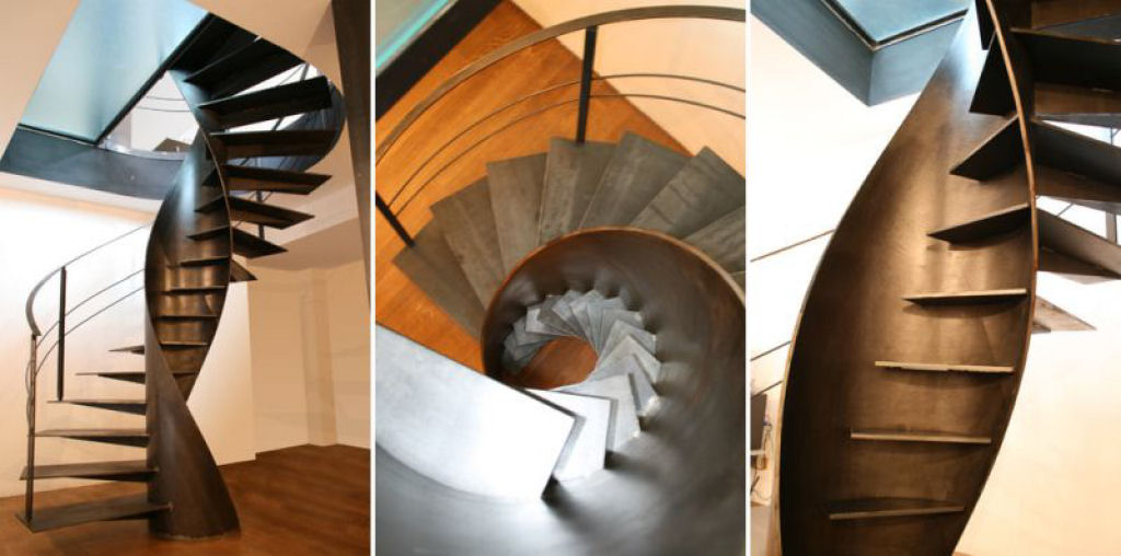 Mais de 50 designs de escadas inspiradoras para interiores de casas modernas 33