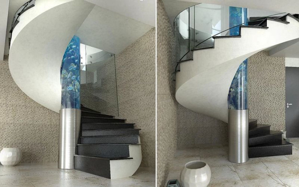 Mais de 50 designs de escadas inspiradoras para interiores de casas modernas 37