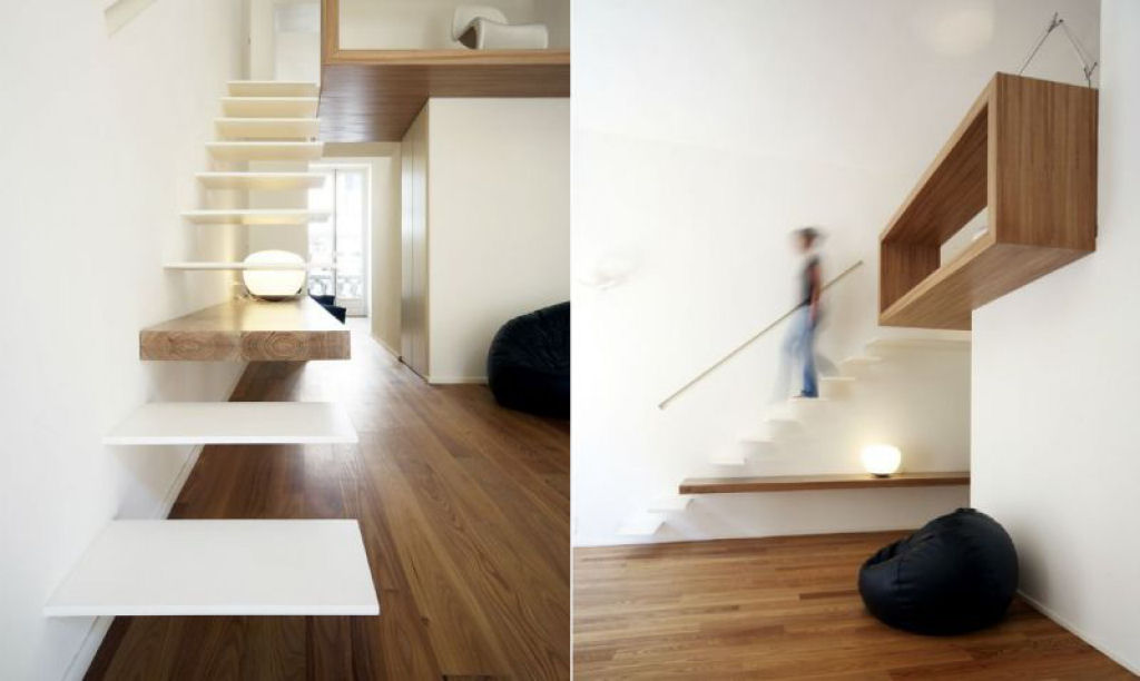 Mais de 50 designs de escadas inspiradoras para interiores de casas modernas 39