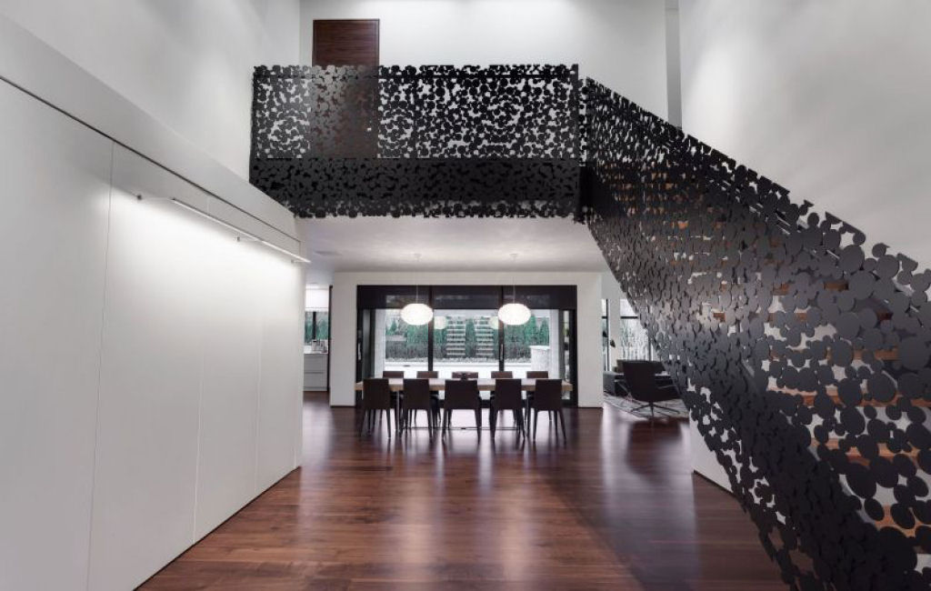 Mais de 50 designs de escadas inspiradoras para interiores de casas modernas 43