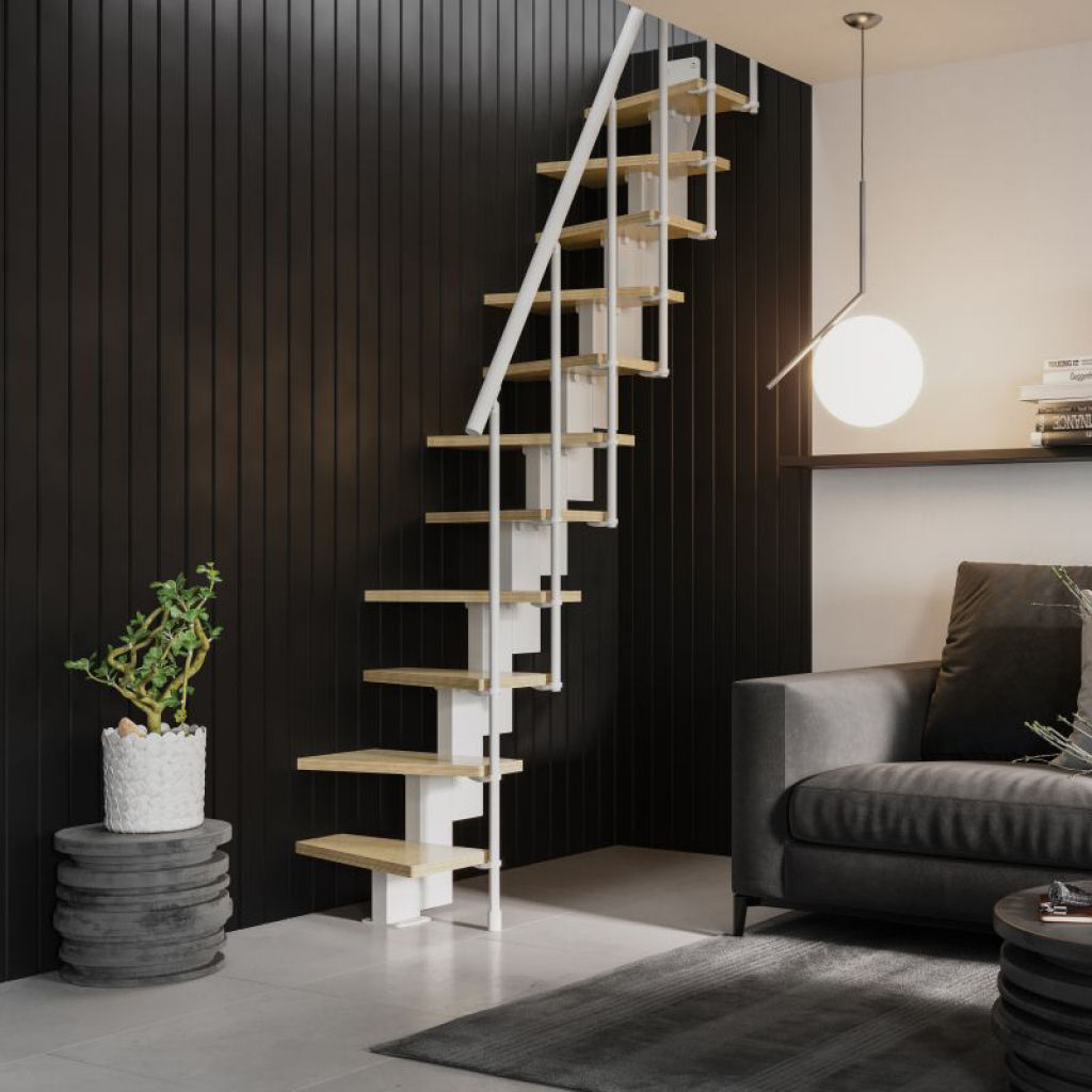 Mais de 50 designs de escadas inspiradoras para interiores de casas modernas 46