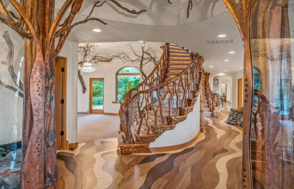 Mais de 50 designs de escadas inspiradoras para interiores de casas modernas 52