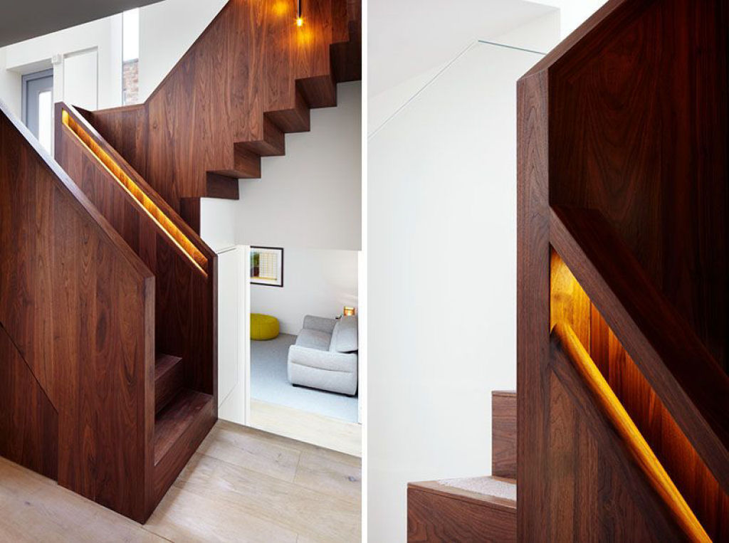 Mais de 50 designs de escadas inspiradoras para interiores de casas modernas 53