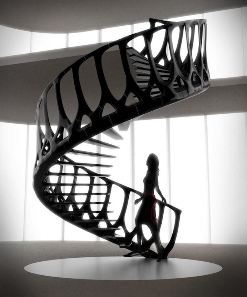 Escadas incrivelmente projetadas que estão um degrau acima das demais 01