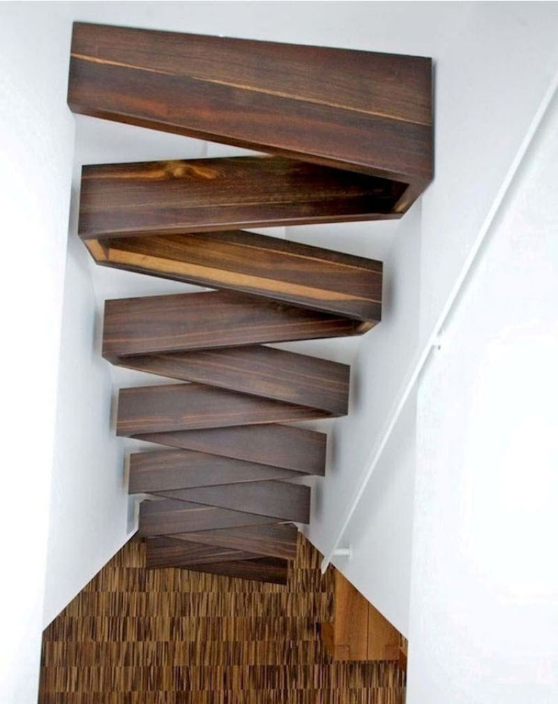 Escadas incrivelmente projetadas que estão um degrau acima das demais 14