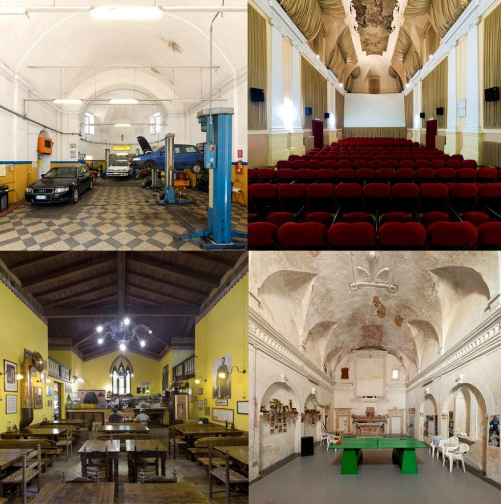 H tantas igrejas e to poucos crentes na Itlia, que os edifcios so agora livrarias, restaurantes e discotecas 01