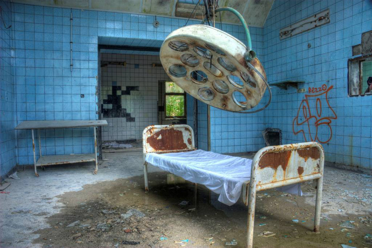 A história de um gigante atormentado: os restos fantasmagóricos do Sanatório Beelitz 07