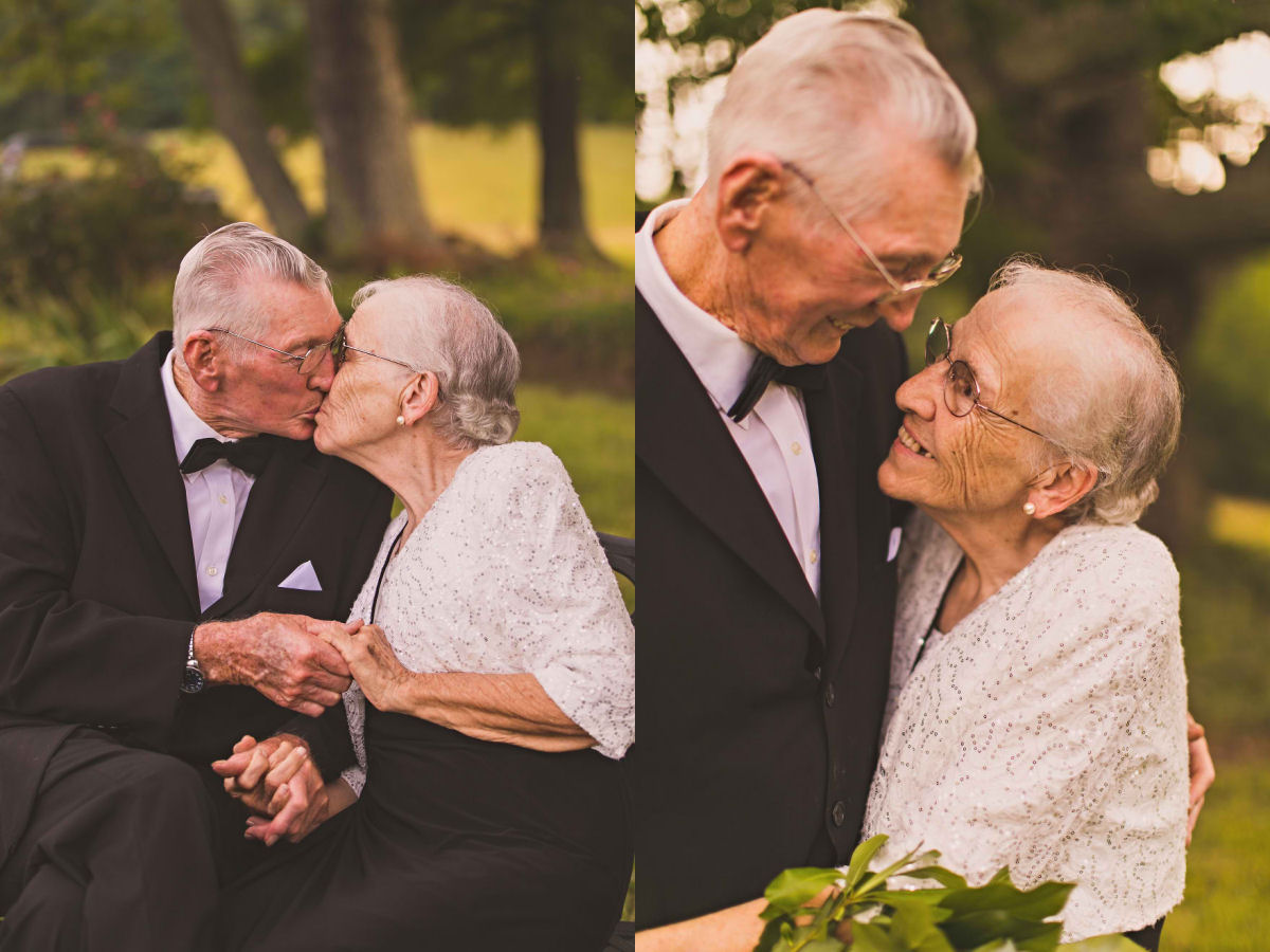 Casal comemora 65 anos de casamento e suas fotos so doces 01