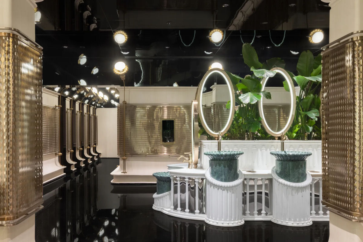 Conhea o banheiro pblico mais bonito do mundo localizado em um shopping chins