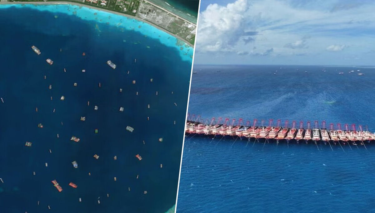 O que fazem centenas de barcos pesqueiros chineses ao largo da costa da Argentina e de Taiwan?