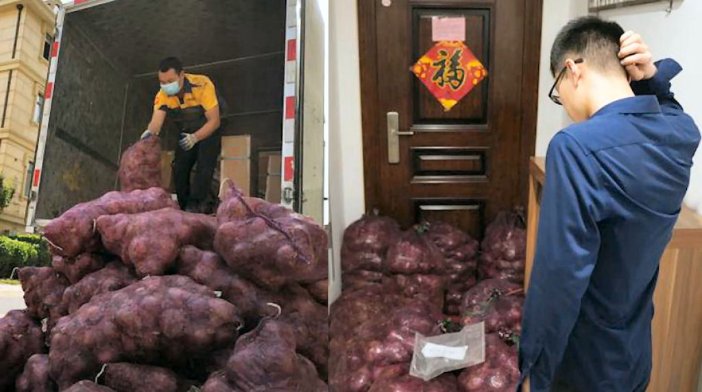 Chinesa manda mil quilos de cebola para namorado traidor, porque 'é a vez dele de chorar'
