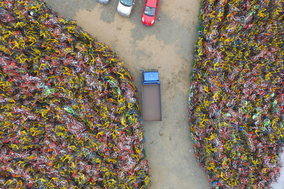 Os cemitrios de bike chineses: a histria visual de um estranho fail empresarial 14