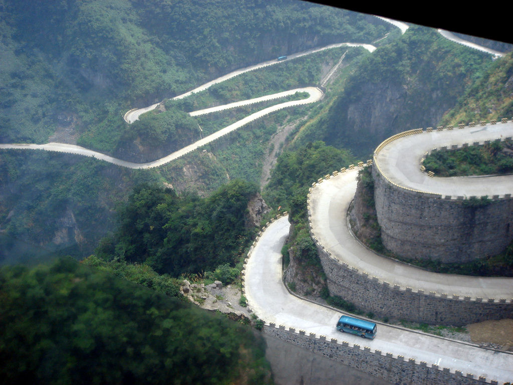 A Estrada para o Céu na Montanha Tianmen 06