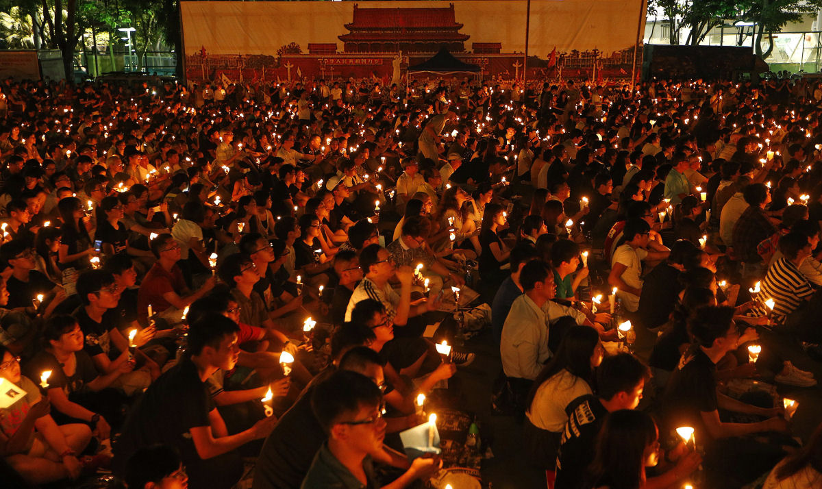 A vigília por Tiananmen em Hong Kong foi impressionante 03