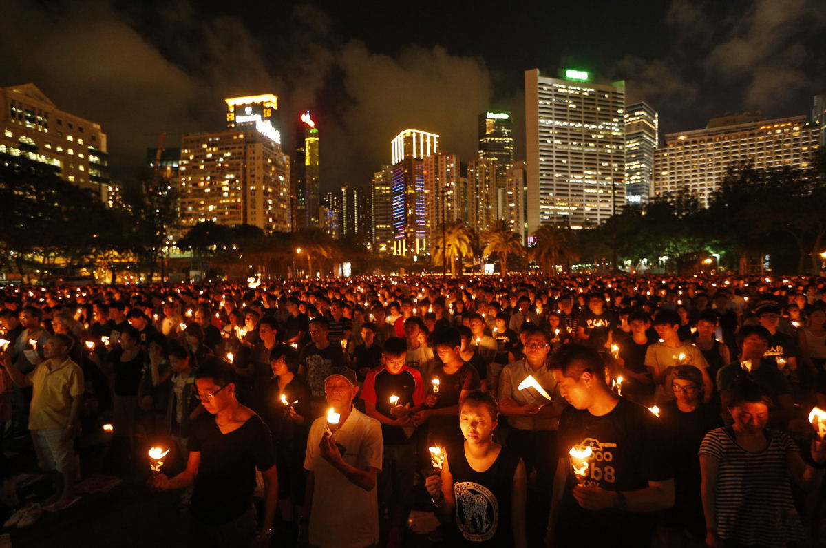 A vigília por Tiananmen em Hong Kong foi impressionante 05