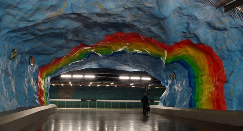 Metrô de Estocolmo: a galeria de arte mais longa do mundo 29
