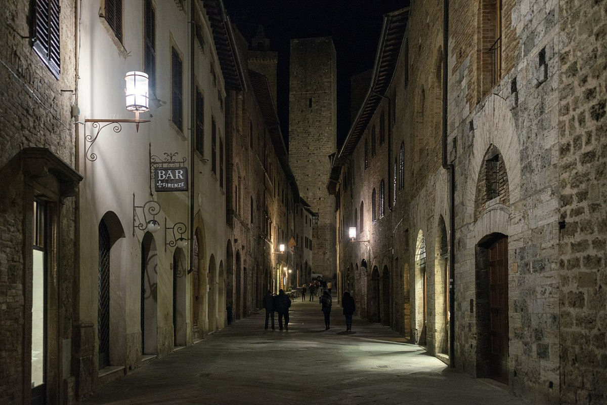 As belas torres medievais de San Gimignano