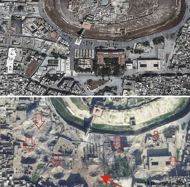 Fotografias do antes e depois revelam o que Guerra fez à maior cidade da Síria 21