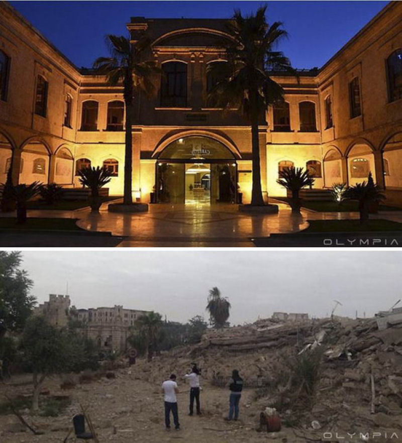 Fotografias do antes e depois revelam o que Guerra fez à maior cidade da Síria 24