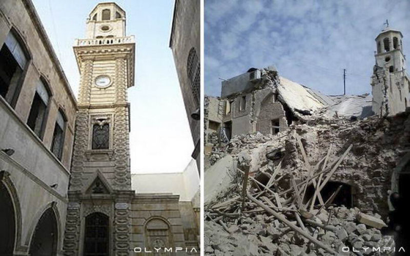 Fotografias do antes e depois revelam o que Guerra fez à maior cidade da Síria 27