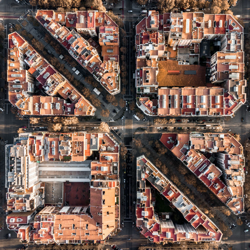 Barcelona geométrica: as fotografias a vista de drone que recolhem a beleza da cidade 02