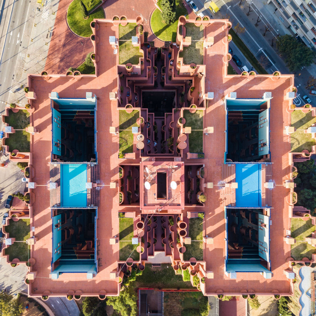 Barcelona geométrica: as fotografias a vista de drone que recolhem a beleza da cidade 04