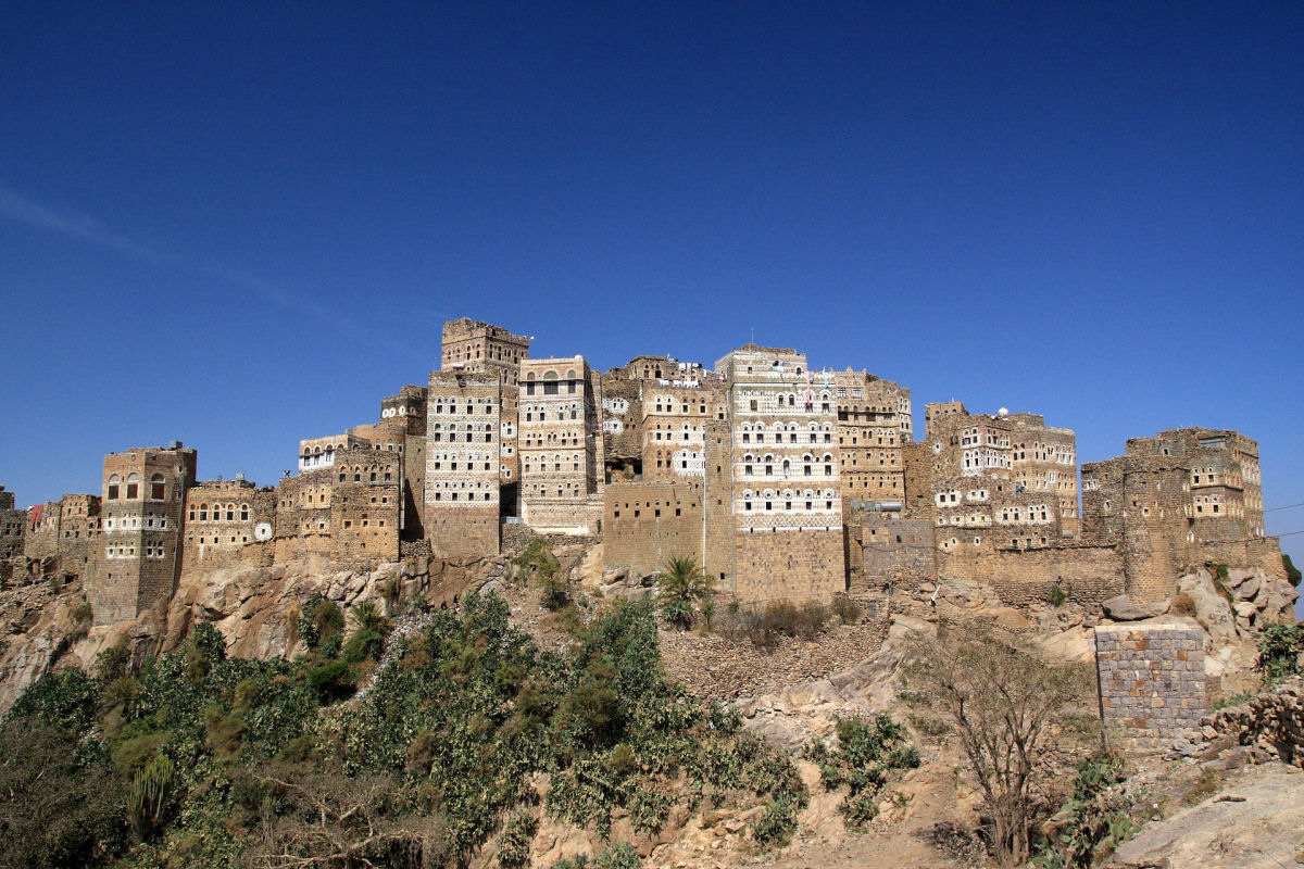 Al Hajjarah, a cidade da Idade Mdia com edifcios de vrios andares 15