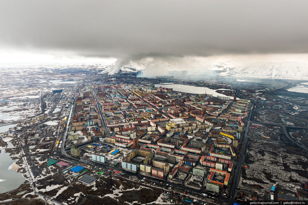 A deprimente cidade industrial de Norilsk 01