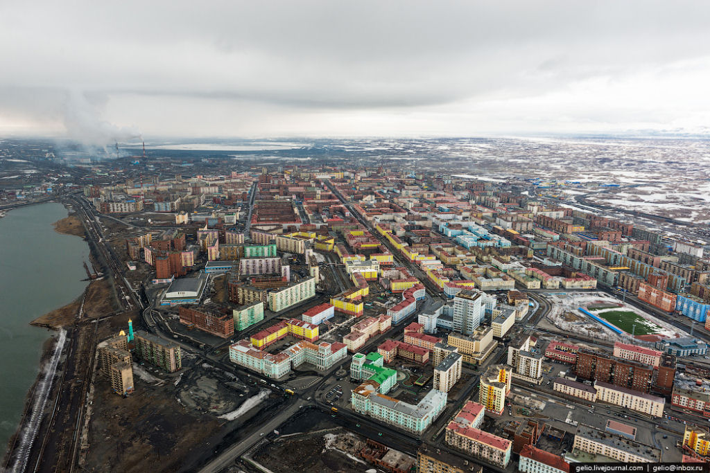 A deprimente cidade industrial de Norilsk 02