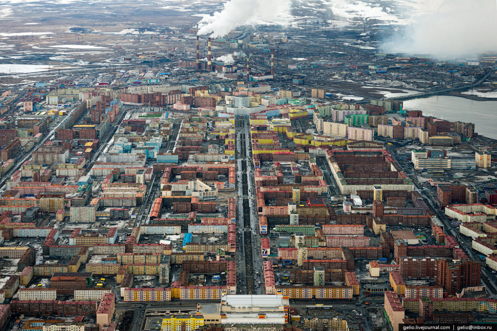 A deprimente cidade industrial de Norilsk 03