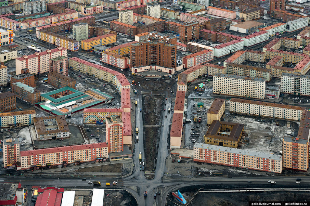 A deprimente cidade industrial de Norilsk 09