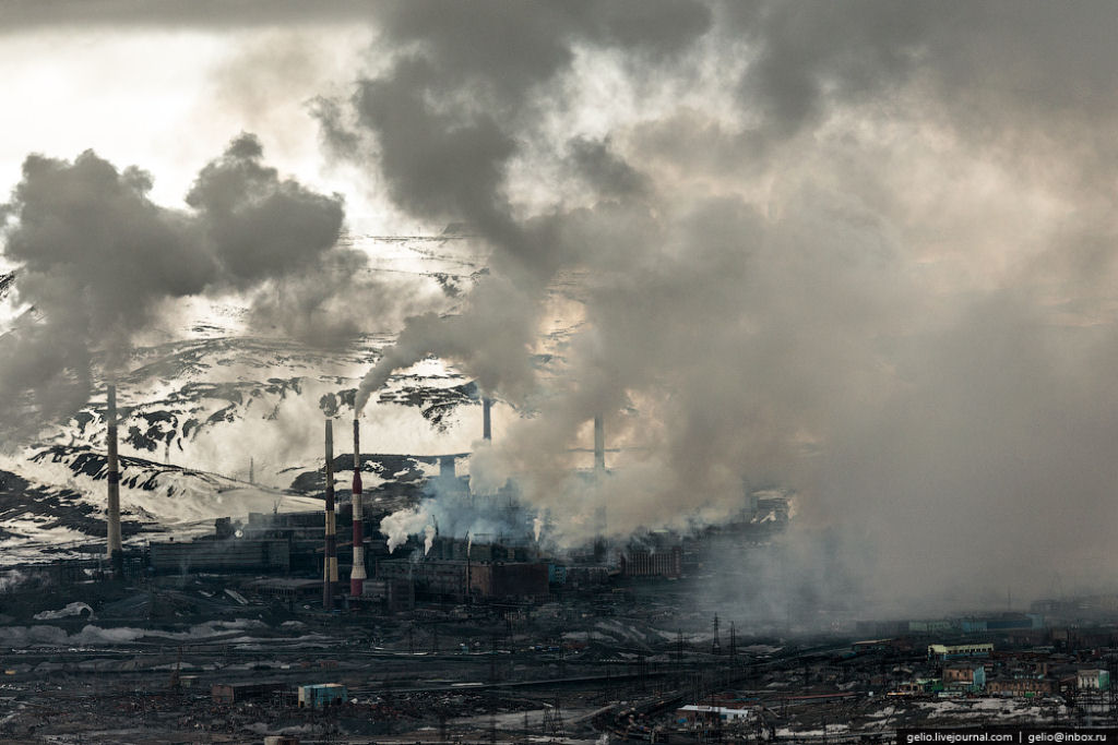 A deprimente cidade industrial de Norilsk 12