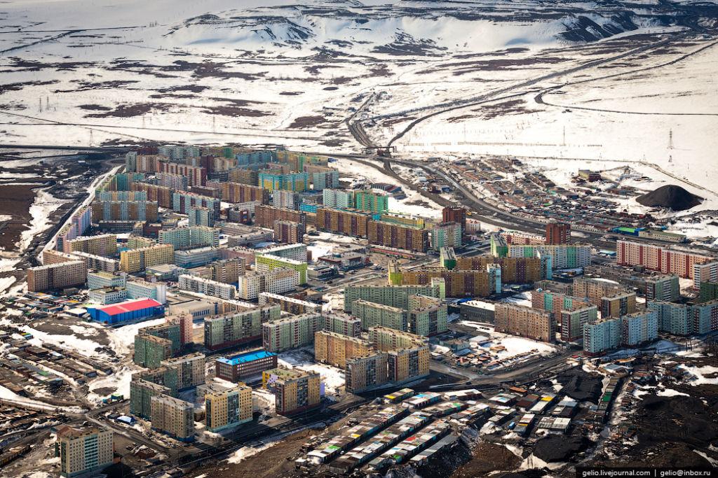 A deprimente cidade industrial de Norilsk 13