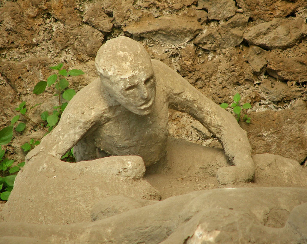 O Monte Vesvio ferveu o sangue de suas vtimas e fez com que seus crnios explodissem