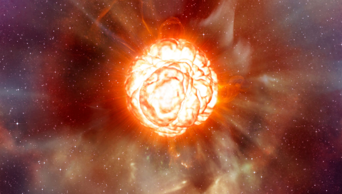 Novos dados sugerem que a estrela Betelgeuse est 'prestes' a explodir