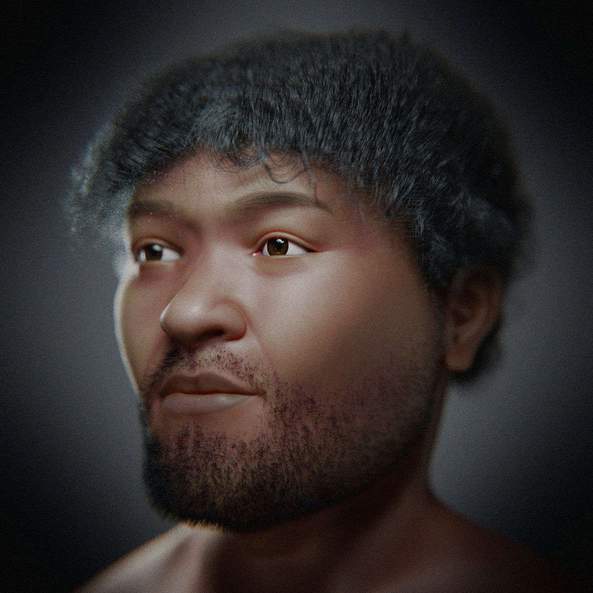 Veja o rosto reconstrudo de um homem egpcio de 30.000 anos