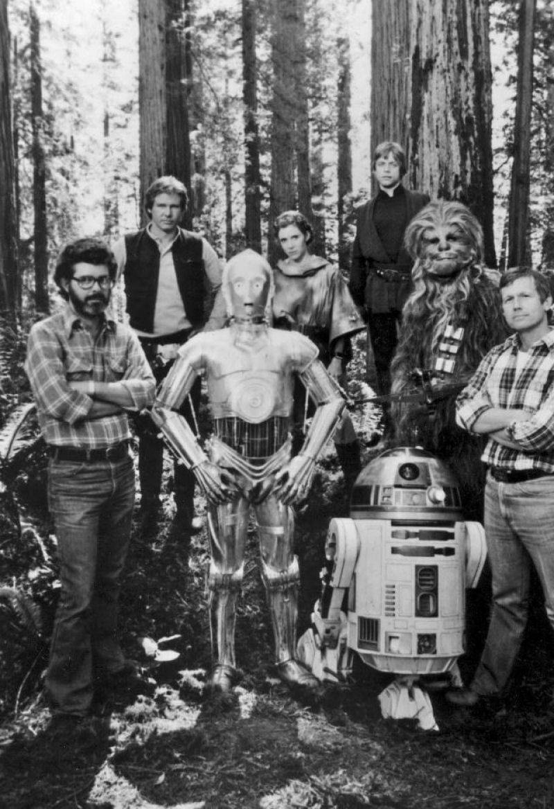 Incrveis fotos dos bastidores da saga Star Wars, em 1977 05