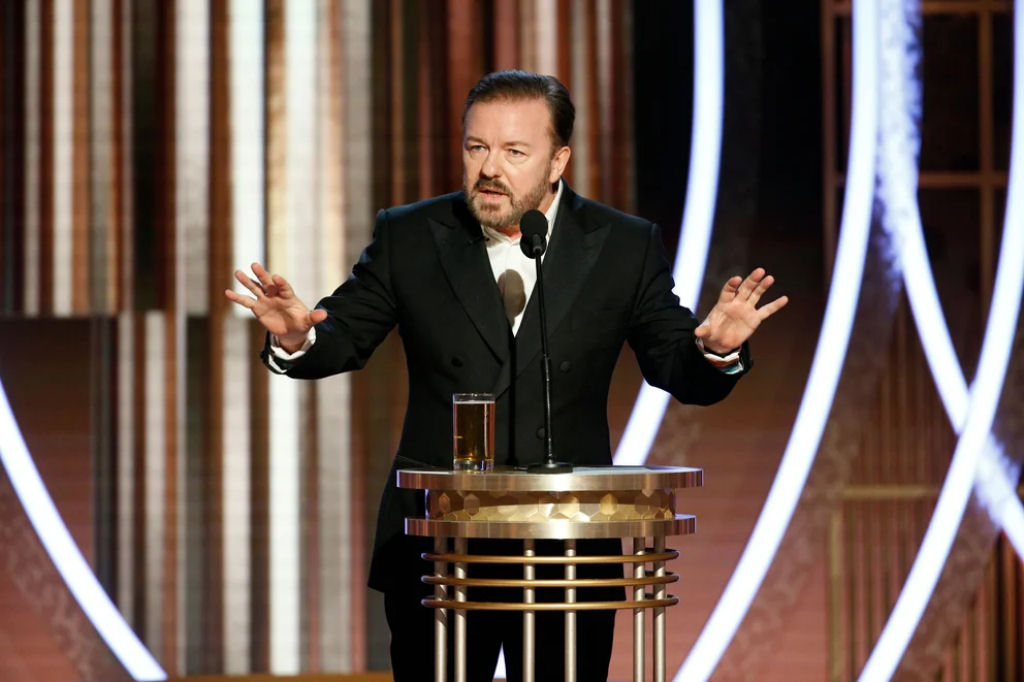 Ricky Gervais caoou nas redes sociais como seria se ele tivesse apresentado o Oscar