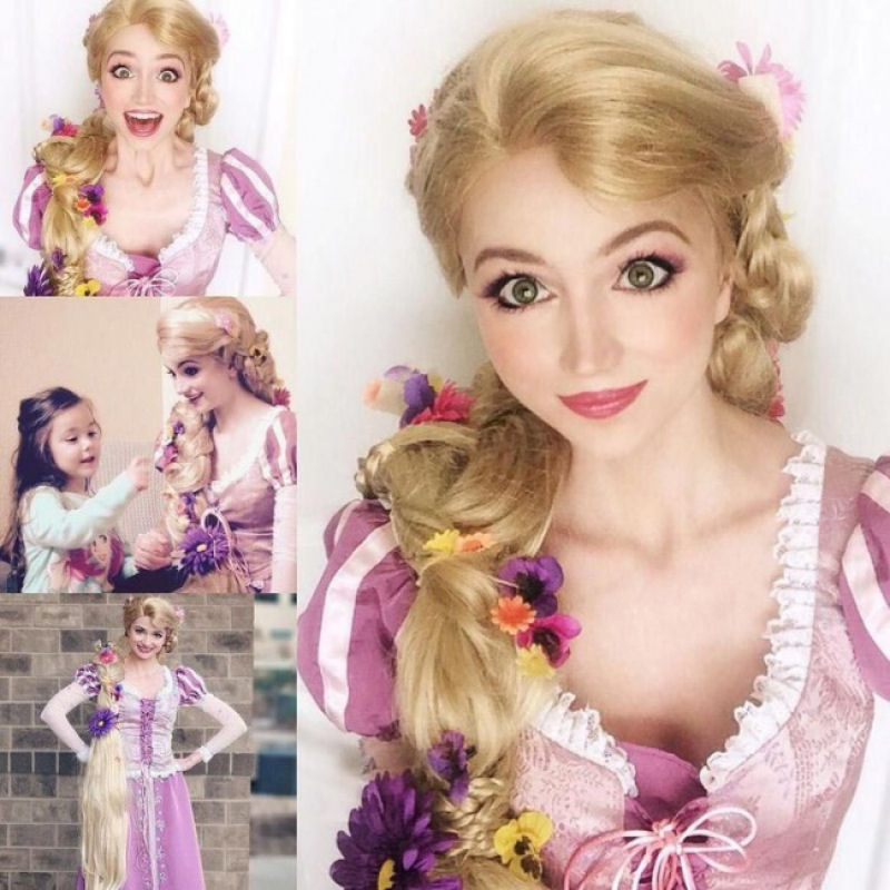 Esta garota se veste como princesas da Disney para ser voluntria em hospitais peditricos 02