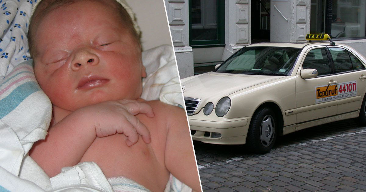 Pais esquecem beb recm-nascido no txi na volta do hospital