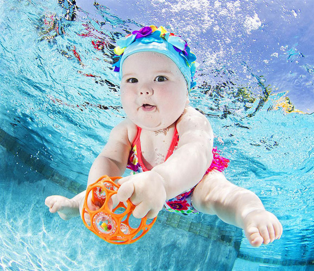 Bebs aquticos: fotos adorveis para criar conscincia sobre o afogamento acidental infantil 04